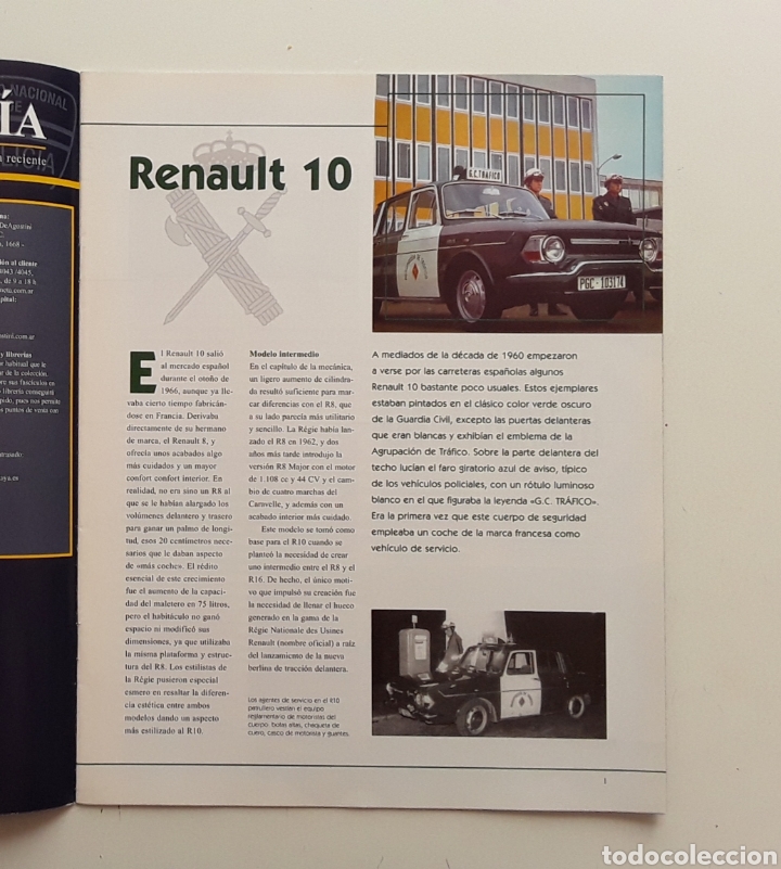Coches: FASCICULO - RENAULT 10 - NUESTROS COCHES DE POLICIA - Foto 1