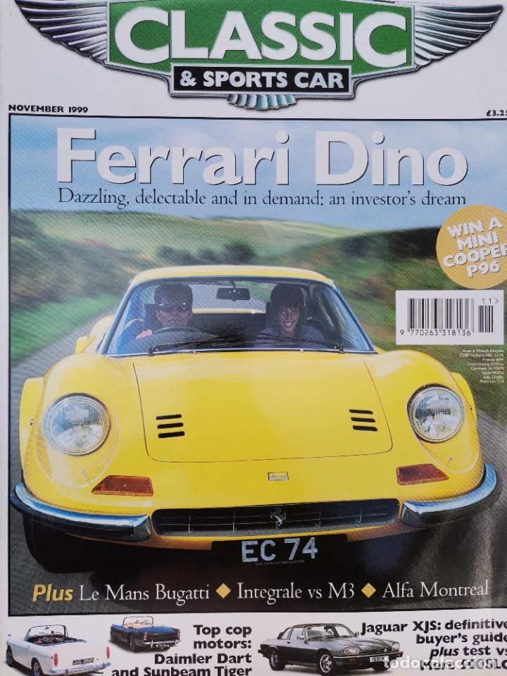 Coches: 1999 REVISTA CLASSIC & SPORT CAR - FERRARI DINO - JAGUAR XJS - MERCEDES 500