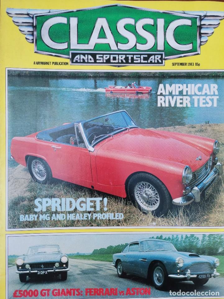 Coches: 1983 REVISTA CLASSIC AND SPORT CAR - AMPHICAR RIVER`S TEST - FERRARI VS ASTON MARTIN