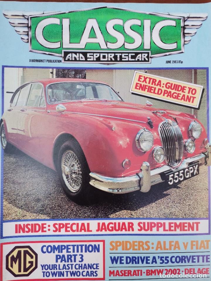 Coches: 1983 REVISTA CLASSIC AND SPORT CAR - SPECIAL JAGUAR SUPLEMENT - SPIDERS ALFA VS FIAT
