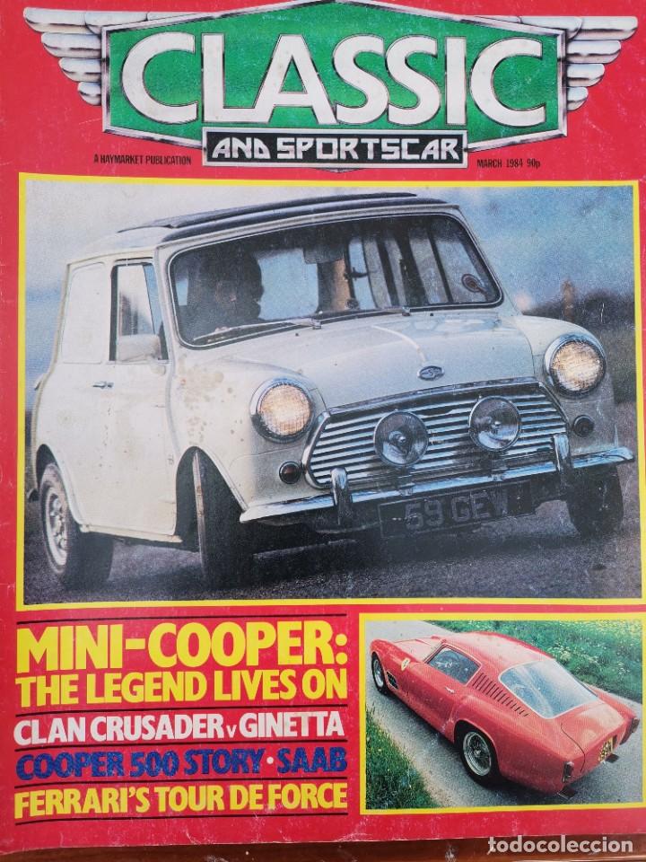 Coches: 1984 REVISTA CLASSIC AND SPORT CAR - MINI COOPER THE LEGEND - COOPER 500 STORY - SAAB
