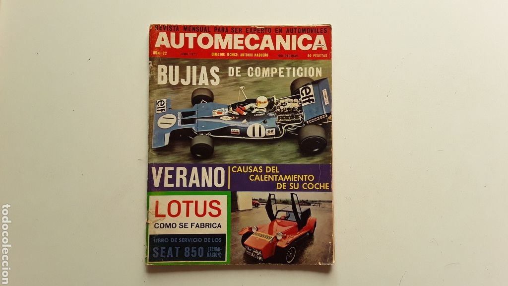 Coches: REVISTA AUTOMECANICA/ 1971 / N&ordm;22 / LOTUS COMO SE FABRICA