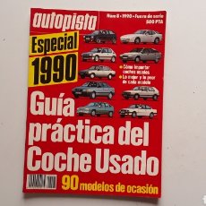 Coches: REVISTA AUTOPISTA / Nº8 / 1990 / ESPECIAL 1990. Lote 349728209