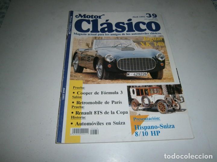 Autos: REVISTA MOTOR CLASICO NUMERO 39