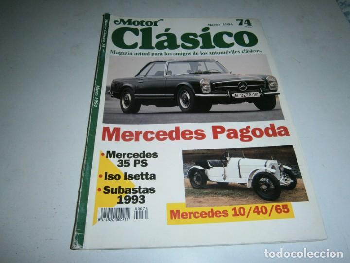 Autos: REVISTA MOTOR CLASICO NUMERO 74