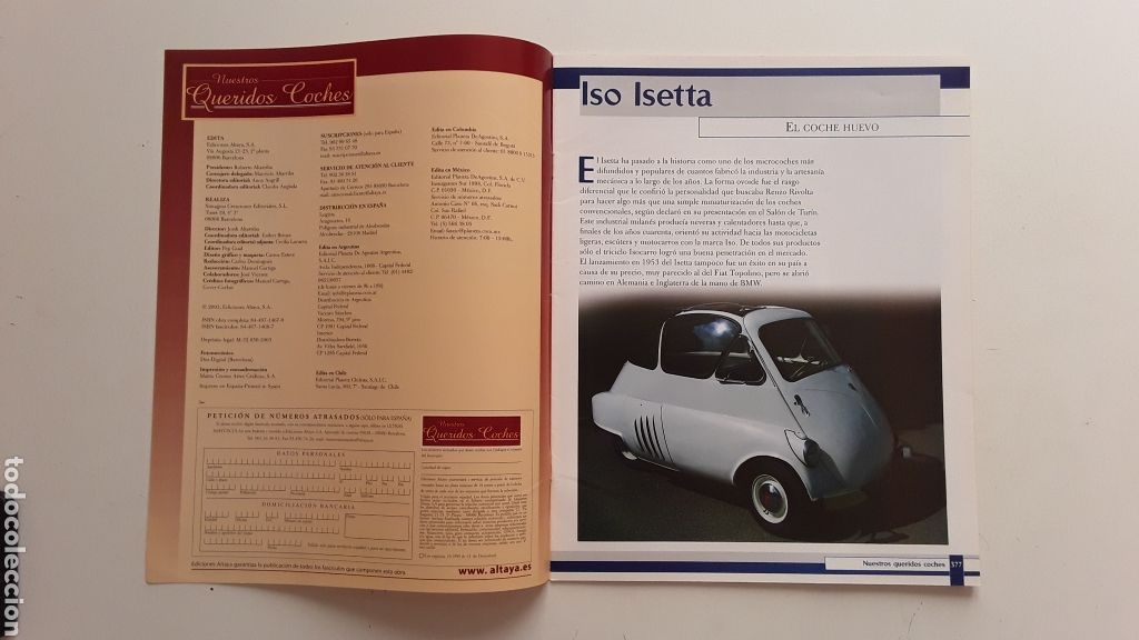 Coches: FASCICULO - ISO ISETTA - NUESTROS QUERIDOS COCHES - Foto 2