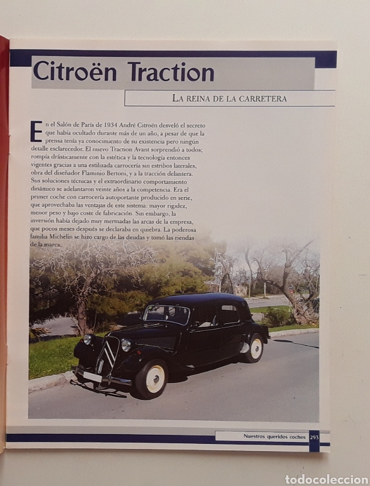 Coches: FASCICULO - CITROEN TRACTION - NUESTROS QUERIDOS COCHES - Foto 4