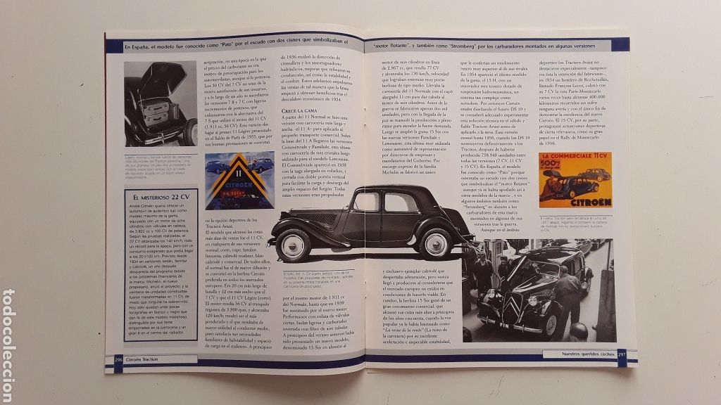 Coches: FASCICULO - CITROEN TRACTION - NUESTROS QUERIDOS COCHES - Foto 2