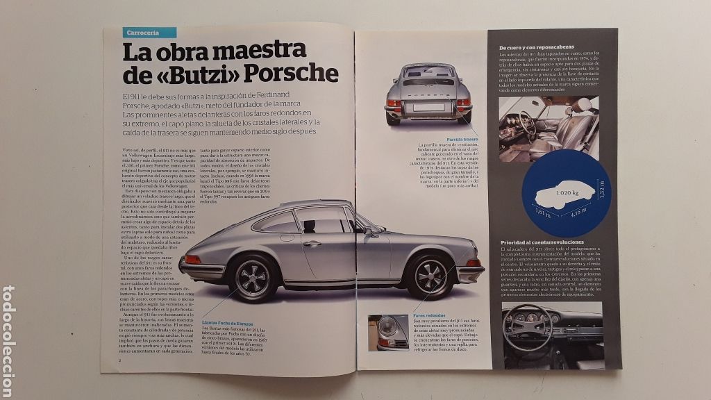 Coches: FASCICULO - PORSCHE 911 - COCHES INOLVIDABLES - Foto 3