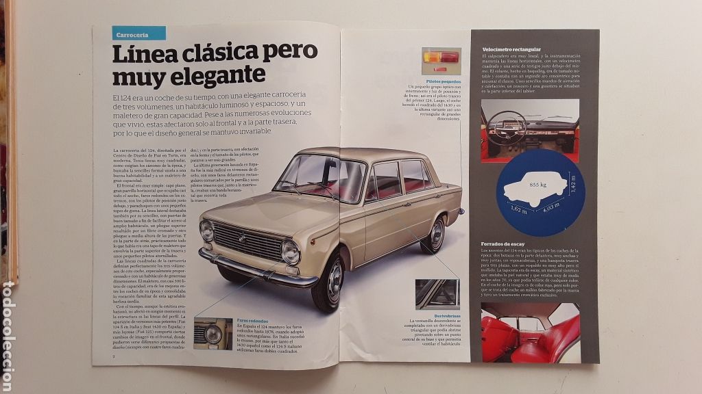 Coches: FASCICULO - SEAT 124- COCHES INOLVIDABLES - Foto 2