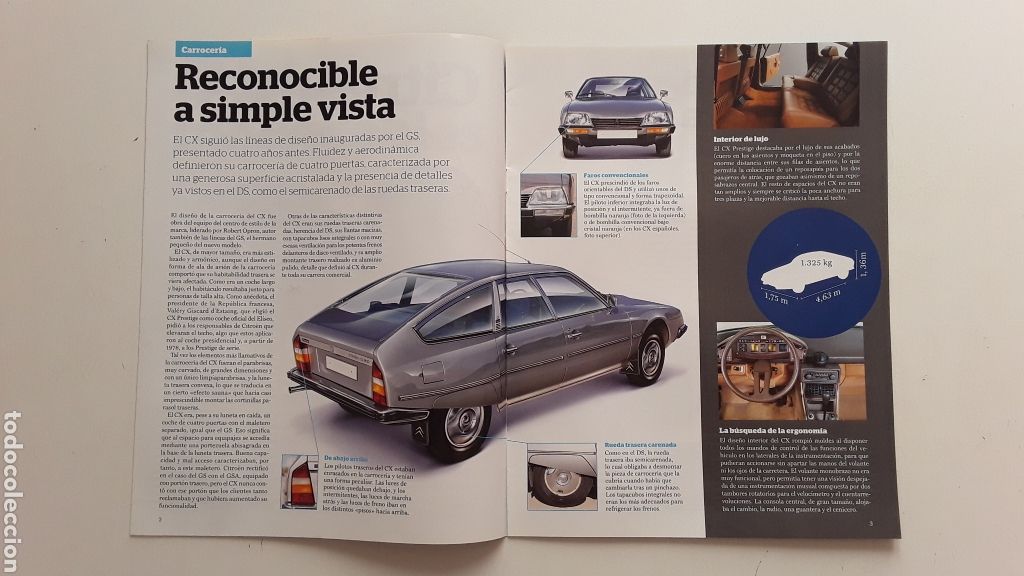 Coches: FASCICULO - CITROEN CX - COCHES INOLVIDABLES - Foto 3