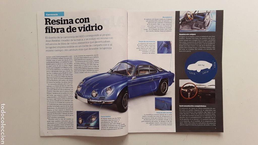 Coches: FASCICULO -RENAULT ALPINE - COCHES INOLVIDABLES - Foto 3