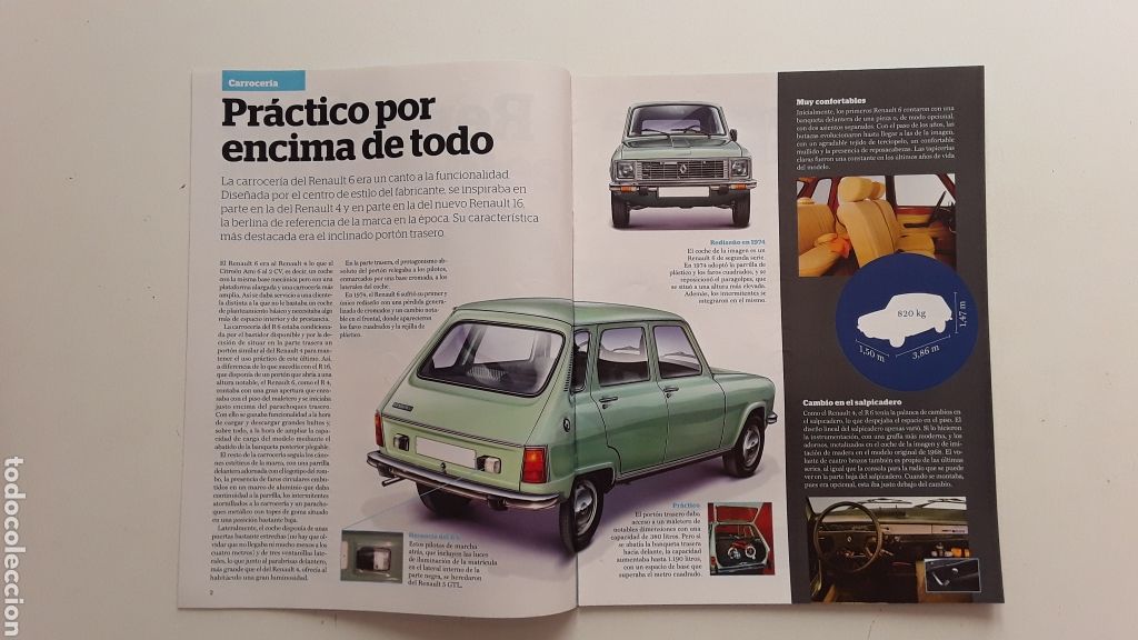 Coches: FASCICULO -RENAULT 6 - COCHES INOLVIDABLES - Foto 2