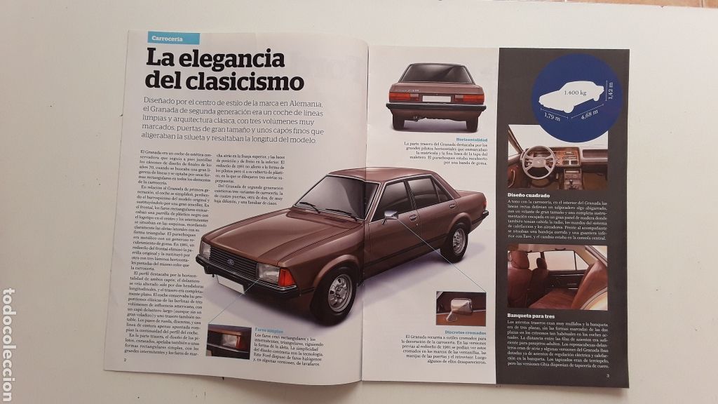 Coches: FASCICULO -FORD GRANADA- COCHES INOLVIDABLES - Foto 3