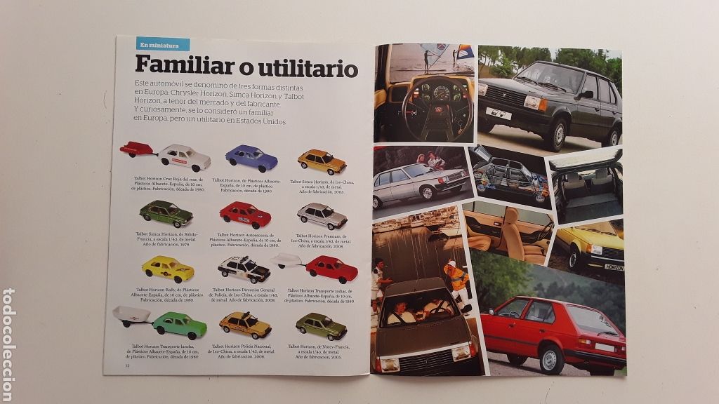Coches: FASCICULO -TALBOT HORIZON - COCHES INOLVIDABLES - Foto 3
