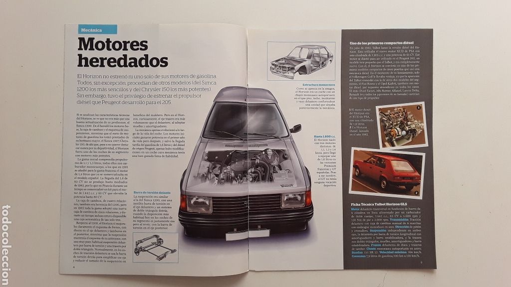 Coches: FASCICULO -TALBOT HORIZON - COCHES INOLVIDABLES - Foto 2