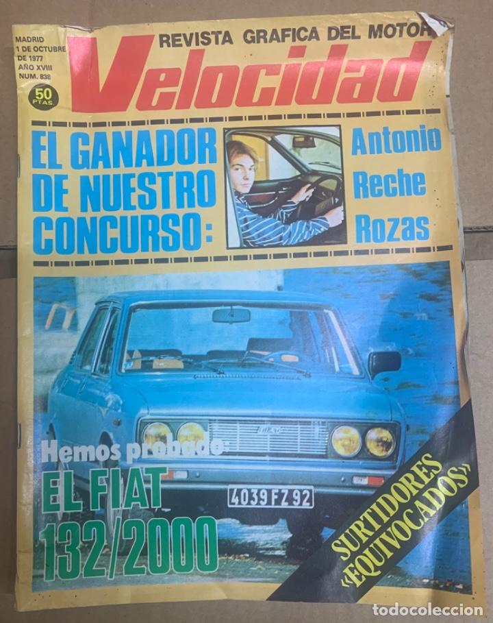 Coches: REVISTA VELOCIDAD N&ordm; 838