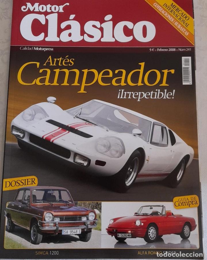 Coches: MOTOR CL&Aacute;SICO N&ordm; 241,ART&Eacute;S CAMPEADOR &iexcl;iRREPETIBLE!, DE 2008