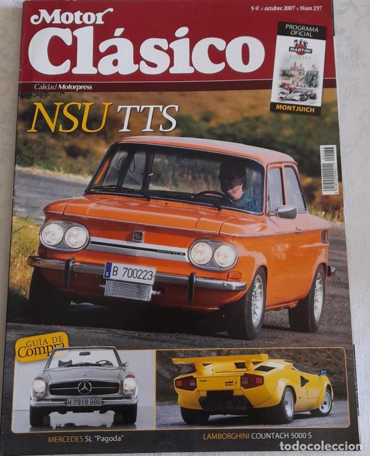 Coches: MOTOR CL&Aacute;SICO N&ordm; 237, NSU TTS, PROGRAMA OFICIAL MARTINI MONTJUICH, DE 2007