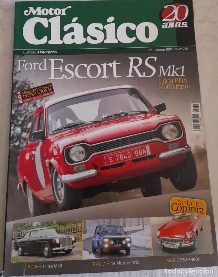 Coches: MOTOR CL&Aacute;SICO N&ordm; 230, FORD ESCORT RS MK1, DE 2007