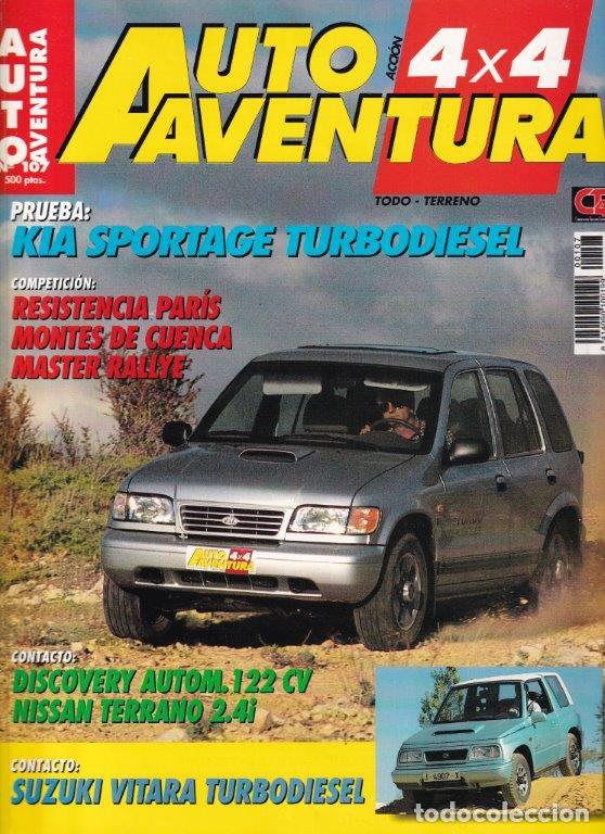Coches: REVISTA AUTO AVENTURA N&ordm; 107. PRU: KIA SPORTAGE 2.0 TD. CONT: S. VITARA 1.9 TD. N. TERRANO II 2.4I.