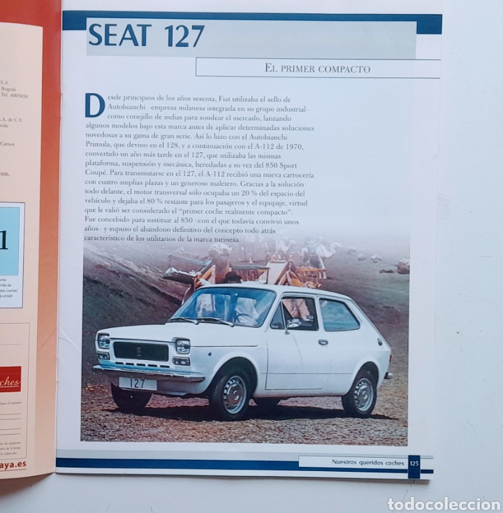 Coches: FASCICULO - SEAT 127- NUESTROS QUERIDOS COCHES - Foto 1