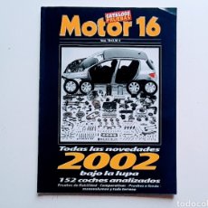 Coches: REVISTA MOTOR 16 Nº 78 / 2002 - TODAS LAS NOVEDADES 2002. Lote 356865970