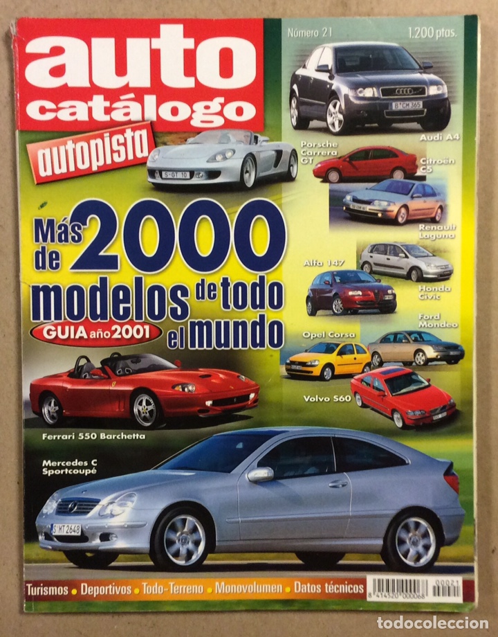 Cars: AUTO CAT&Aacute;LOGO AUTOPISTA, GU&Iacute;A A&Ntilde;O 2001