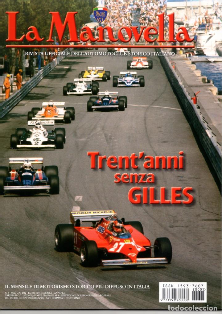 Carros: revista LA MANOVELLA 2012 No 5 Maggio ASI Auto Moto Storiche - en italiano