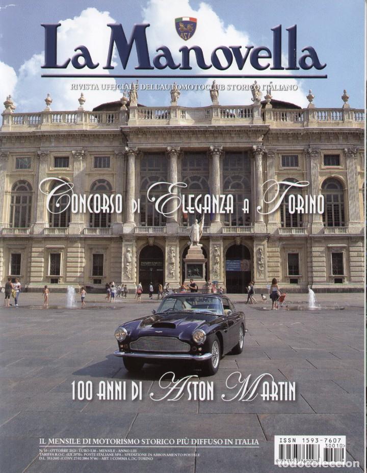 Carros: revista LA MANOVELLA 2013 No 10 Ottobre ASI Auto Moto Storiche - en italiano
