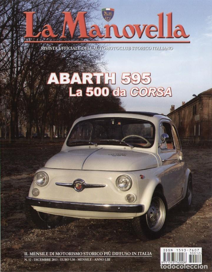 Voitures: revista LA MANOVELLA 2013 No 12 Dicembre ASI Auto Moto Storiche - en italiano