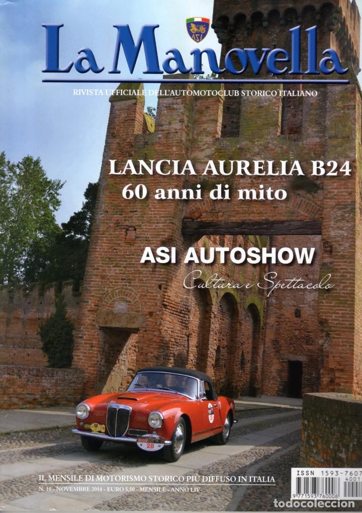 Carros: revista LA MANOVELLA 2014 No 11 Novembre ASI Auto Moto Storiche - en italiano