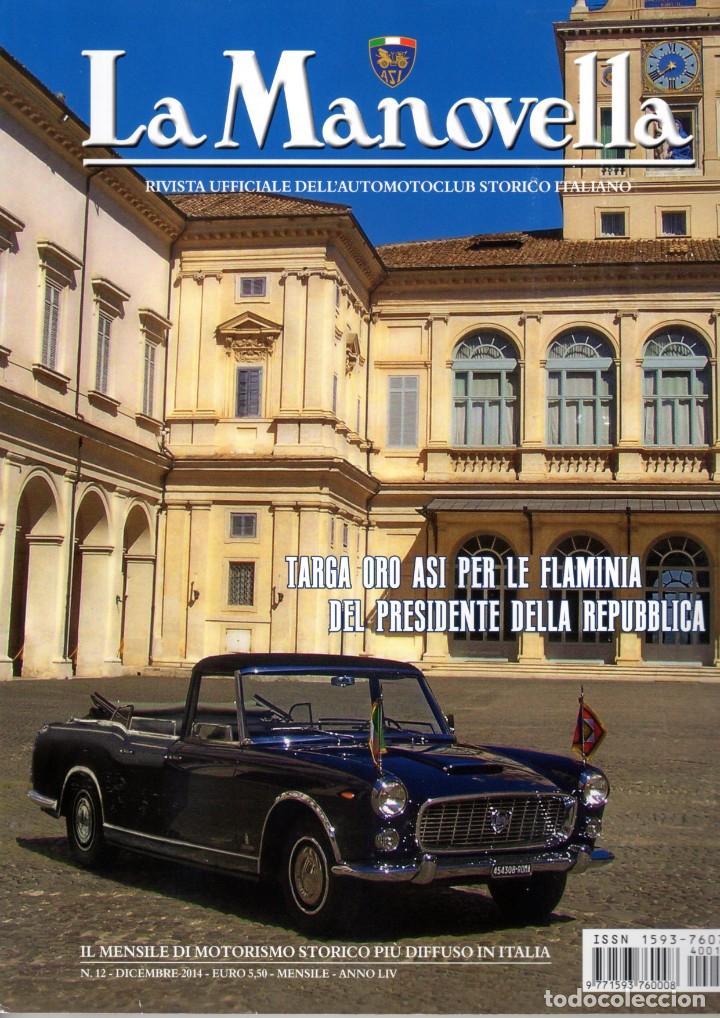 Carros: revista LA MANOVELLA 2014 No 12 Dicembre ASI Auto Moto Storiche - en italiano
