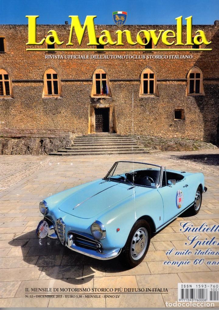 Coches: revista LA MANOVELLA 2015 No 12 Dicembre ASI Auto Moto Storiche - en italiano