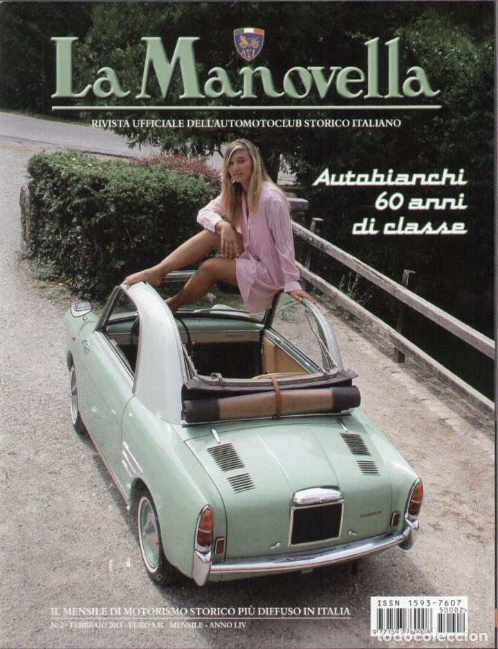 Carros: revista LA MANOVELLA 2015 No 2 Febbraio ASI Auto Moto Storiche - en italiano
