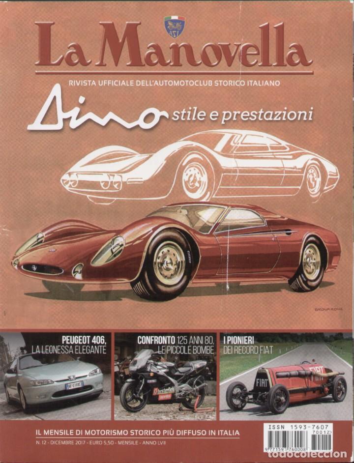 Carros: revista LA MANOVELLA 2017 No 12 Dicembre ASI Auto Moto Storiche - en italiano