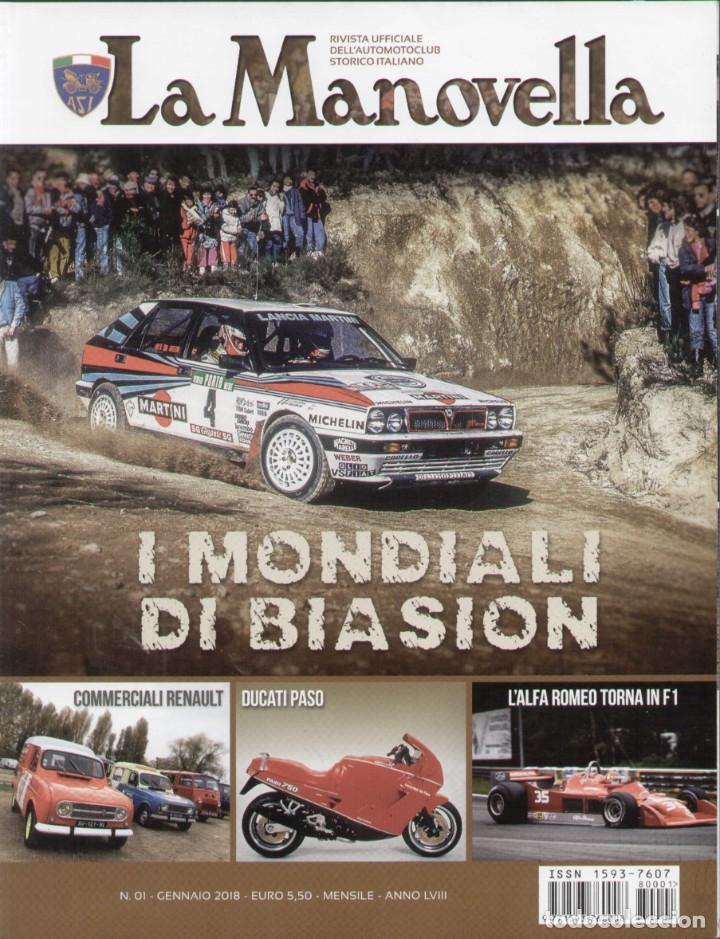 Coches: revista LA MANOVELLA 2018 No 1 Gennaio ASI Auto Moto Storiche - en italiano