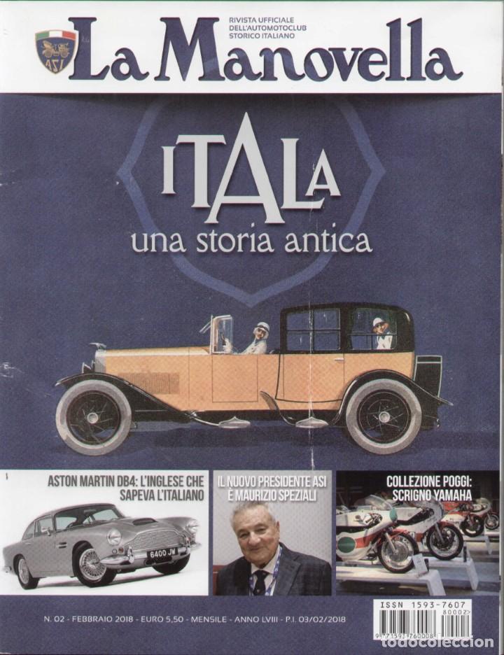 Cars: revista LA MANOVELLA 2018 No 2 Febbraio ASI Auto Moto Storiche - en italiano