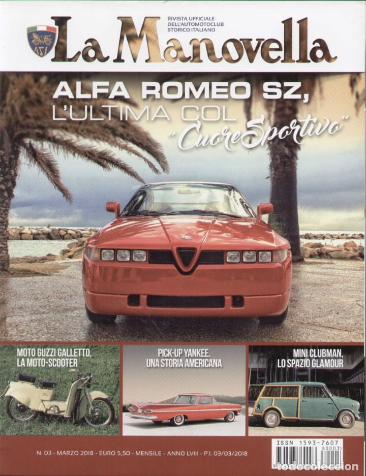 Voitures: revista LA MANOVELLA 2018 No 3 Marzo ASI Auto Moto Storiche - en italiano