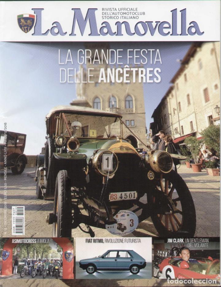 Autos: revista LA MANOVELLA 2018 No 12 Dicembre ASI Auto Moto Storiche - en italiano