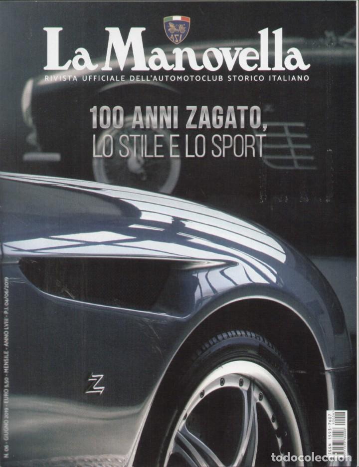 Auto: revista LA MANOVELLA 2019 No 6 Giugno ASI Auto Moto Storiche - en italiano