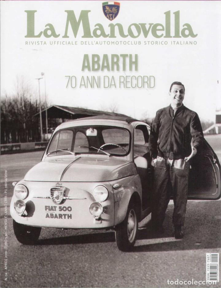 Auto: revista LA MANOVELLA 2019 No 4 Aprile ASI Auto Moto Storiche - en italiano