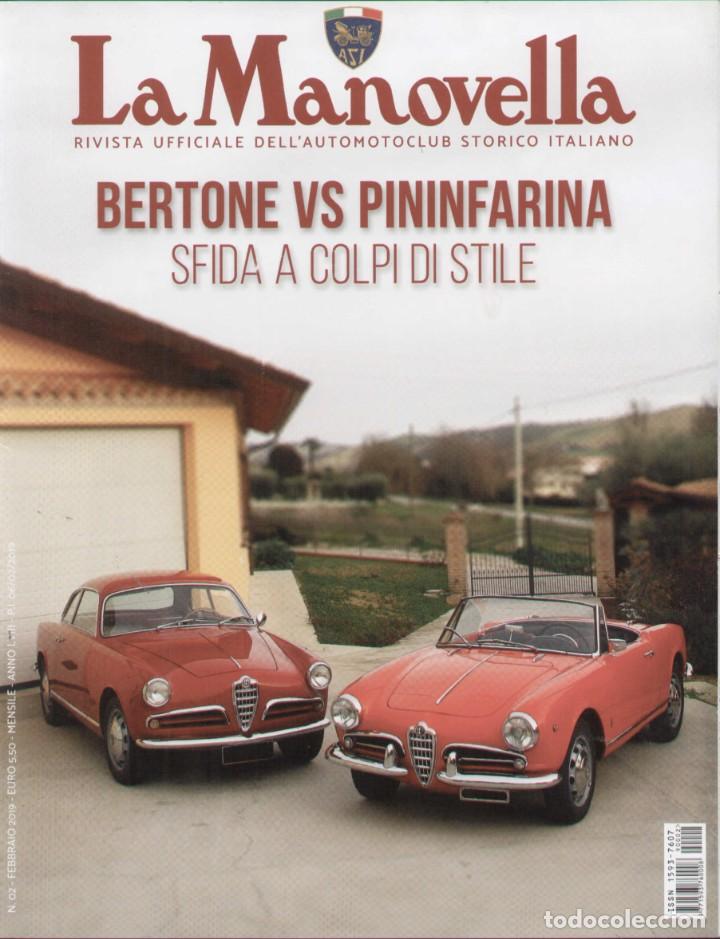 Auto: revista LA MANOVELLA 2019 No 2 Febbraio ASI Auto Moto Storiche - en italiano