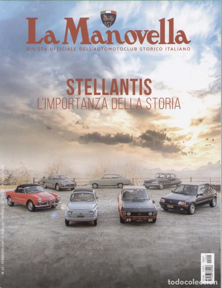Coches: revista LA MANOVELLA 2021 No 2 Febbraio ASI Auto Moto Storiche - en italiano