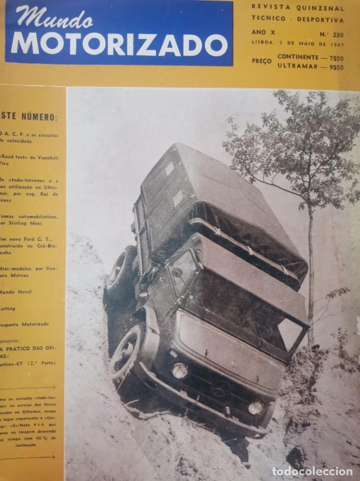 Coches: 1967 REVISTA MUNDO MOTORIZADO - CIRCUITOS DE VELOCIDADE - TODO TERRENO NO ULTRAMAR