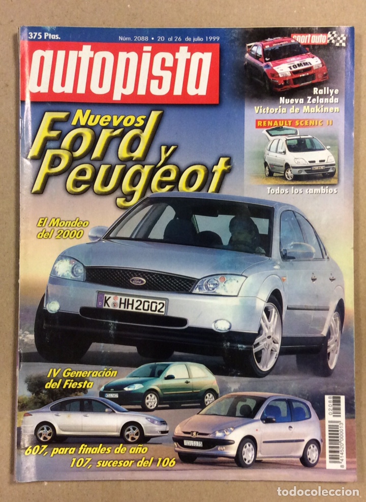 Auto: AUTOPISTA N&deg; 2092 (1999). VOLVO V60, ROVER 75 COUP&Eacute;, Audi A4,...