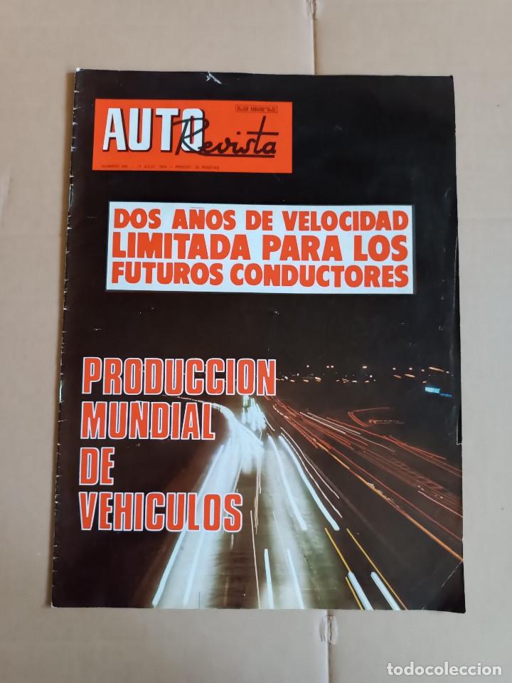 Coches: REVISTA AUTOREVISTA N&ordm; 890 A&Ntilde;O 1974. PRODUCCION MUNDIAL DE VEHICULOS.
