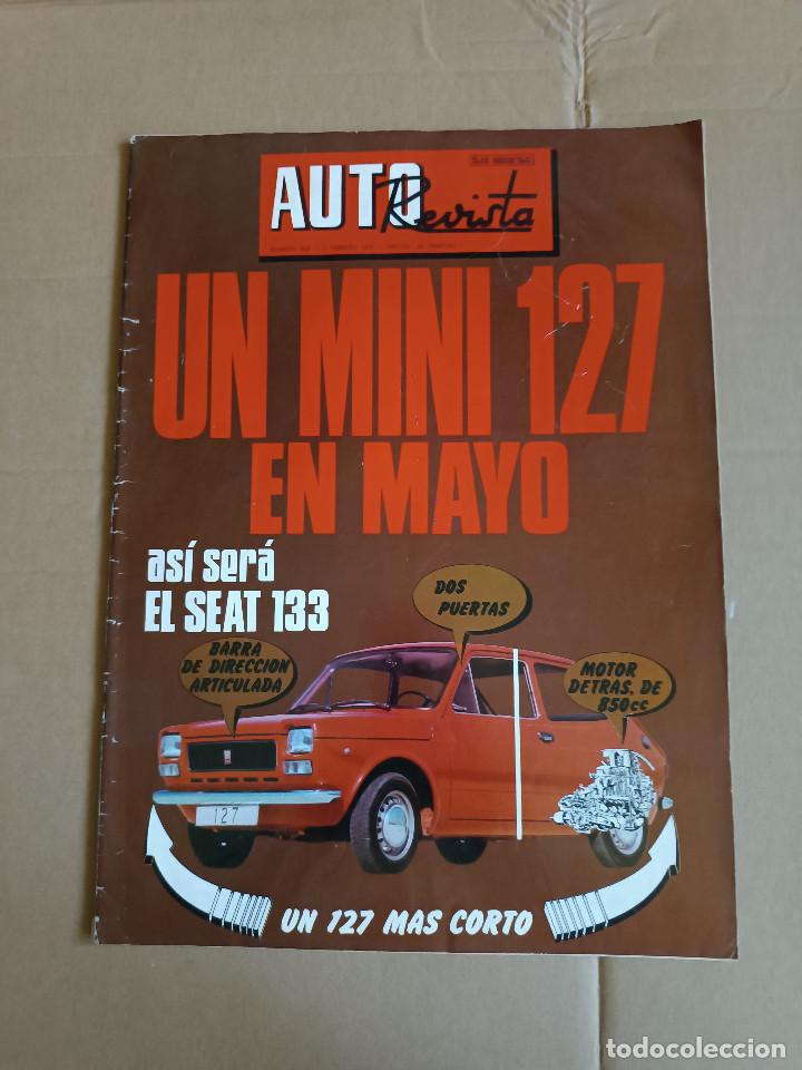 Coches: REVISTA AUTOREVISTA N&ordm; 868 A&Ntilde;O 1974. AS&Iacute; SER&Aacute; EL SEAT 133.