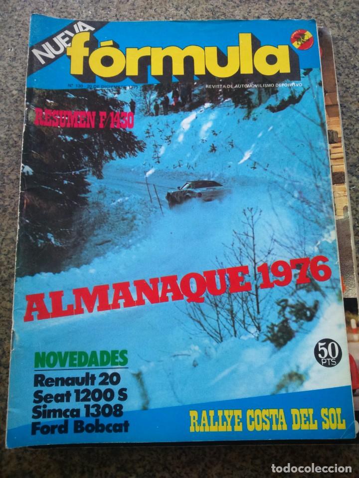 Auto: REVISTA FORMULA -- N&ordm; 130 - 1975 -- RESUMEN F/1430 -- RENAULT 20 / SEAT 1200S / SIMCA 1308 / FORDCA