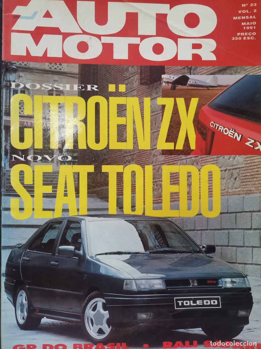Coches: 1991 REVISTA AUTO MOTOR - CITROEN ZX - SEAT TOLEDO - FORD SCORPIO - MERCEDES S